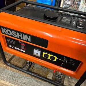 動作品 KOSHIN 工進 2.0kVA スタンダード 発電機 GV-2000 50Hz専用