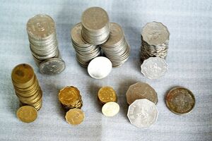 【香港・硬貨】1980年代までの新旧10セント 20セント 50セント 新旧１ドル ２ドル ５ドル／約1360ｇ