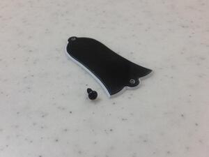 米国Stewmac社 #0749-B Truss Rod Cover Screw Black (プラスネジ2.5mm)