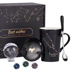 プレゼントにも✨星座モチーフ⭐️牡牛座　コーヒーカップ　マグおしゃれな星座焼き