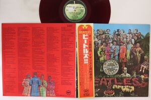 LP/GF Beatles Sgt Peppers Lonely Hearts Club Band（-red Vinyl AP8163 APPLE Japan /00400