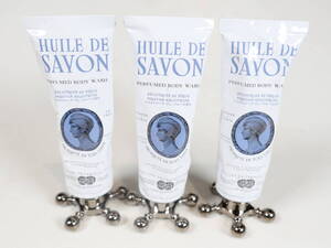 ♪未開封★HUILE DE SAVON ユイル・ドゥ・サヴォン ボディソープ ヘリオトロープ・デュ・ペルーの香り 50mL×3本