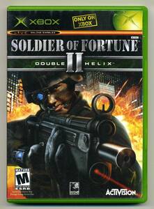 2点落札送料無料 中古 北米版 日本版本体で起動 SOLDIER OF FORTUNE 2 DOUBLE 取説とジャケットにシワ有