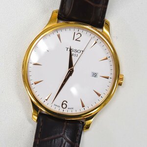 1円 可動品 腕時計 ティソ TISSOT T063610A クォーツ メンズ 同梱不可