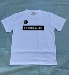 ☆★☆【soccer junky】24SS ワークアウトシャツ ブリンドル+1 SJ24A42 プラクティスシャツ ホワイトXL 中古美品☆★☆