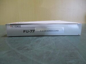 新古 KEYENCE FU-77 ファイバーユニット(FAXR50421C049)