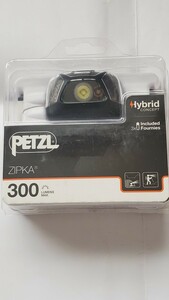 未開封品 ペツル PETZL ジプカ ZIPKA Headlamp ヘッドランプ 最大300ルーメン E093GA00 黒色 単4電池3本orCORE充電池コードリール仕様 災害