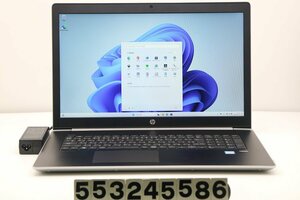 【ジャンク品】hp ProBook 470 G5 Core i7 8550U 1.8GHz/8GB/256GB(SSD)/17.3W/FHD/Win11/GeForce 930MX キーボード不良 【553245586】