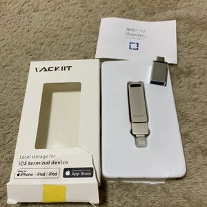 601a1727☆ Vackiit「MFi認証取得」iPhone用 usbメモリ iphone対応 Lightning メモリー iPad用 フラッシュドライブ 