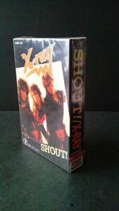 激レア 80年代 X-RAY アルバム 「SHOUT!」 未開封 カセットテープ ヘヴィメタル Japanese Metal Bands ジャパメタ 湯浅晋 藤本朗