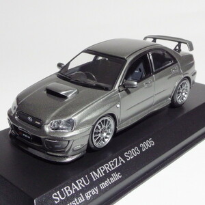 ★ CARNEL 1/43 スバル インプレッサ S203 2005 グレイ・メタリック ★