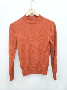 ◇ green label relaxing UNITED ARROWS ハイネック ウール100% 長袖 ニット 表記なし レッド系 レディース P