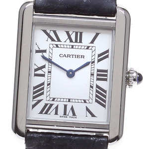 カルティエ CARTIER W1018255 タンクソロ SM クォーツ レディース _844091