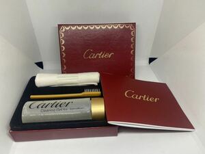 １円～◆ カルティエ Cartier ◆ エクラ ジュエリー用 コフレ ジュエリークリーナー ブラシ クロス 3点セット 50ml ケース/説明書付