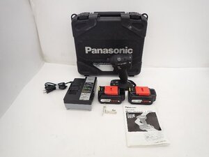 Panasonic パナソニック 18Vインパクトドライバー EZ75A7LS2G-B ケース/説明書/バッテリー2個/充電器付 ∽ 70267-1