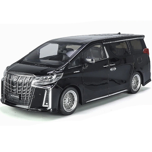 新品　１円～1/18　アルファード　ALPHARD　30系後期　ブラック　電動スライドドア　ディスプレイベース付き　トヨタ　TOYOTA　ミニカー