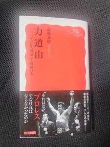 力道山──「プロレス神話」と戦後日本 (岩波新書 新赤版 2046)/帯付/斎藤 文彦