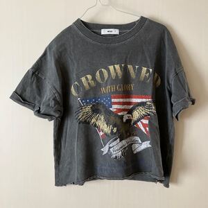 中古　USED WEGO 半袖 Tシャツ ヴィンテージ風 アメリカン　サイズ　レディース　約M