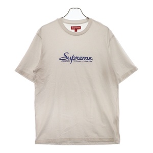 SUPREME シュプリーム 24SS Contact S/S Top ロゴ刺繍 半袖Tシャツ ホワイト