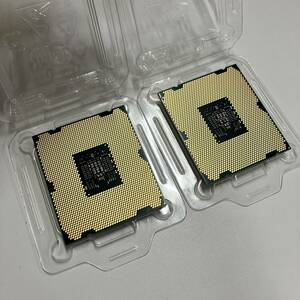 【現状品】Intel Xeon CPU/E5-2609/SR0LA 2.40GHz/10M/6.4GTs COSTA RICA 2個　ワークステーション