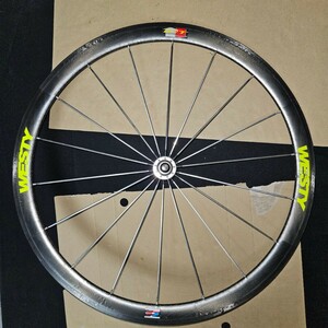 zipp　ジップ　カーボンホイール　フロント　18h　dt-swiss　エアロスポーク　固定　ピスト　競輪　ロード