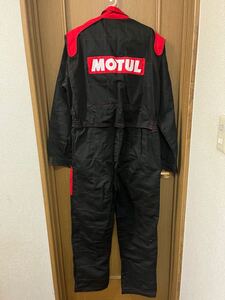 新品未使用　モチュール・MOTUL 長袖ツナギ・ワークスーツ ブラック/レッド 