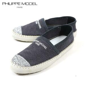 定価31,900円　新品未使用品　PHILIPPE MODEL　フィリップモデル MARSEILLE　エスパドリーユ　ローカットスニーカー　size37　レディース