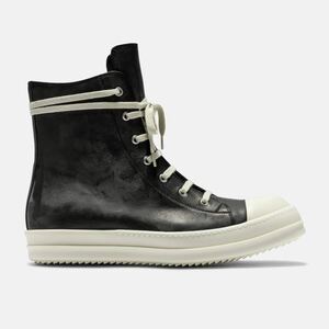 43.5 新品正規品 定価15.4万円 RICK OWENS 24SS LIDO SNEAKERS WASHED CALF リックオウエンス リド ハイカット レザースニーカー RAMONES