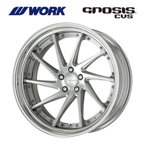 送料無料 ワーク GNOSIS CVS STEP RIM ディープコンケイブ STANDARD Hdisk 12.5J-22 +39～－79 5H-114.3 【4本 セット 新品】