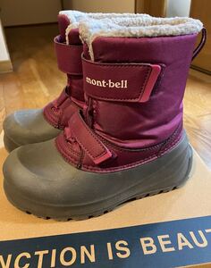 mont-bell キッズ スノーブーツ 防寒 21㎝