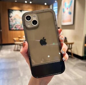 iPhone 7 8 SE 2020 SE 2022 ホルダー付き デラックス ソフト ケース カバー クリア 透明シリコンケース iPhone 7 Plus 8 Plus