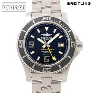 ブライトリング BREITLING スーパーオーシャン44 A17391 メンズ 腕時計 デイト ブラック オートマ 自動巻き Superocean 90264473