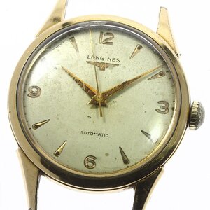 訳あり ロンジン LONGINES 6500-1 ヴィンテージ Cal.22AS ヘッド 自動巻き メンズ _741595