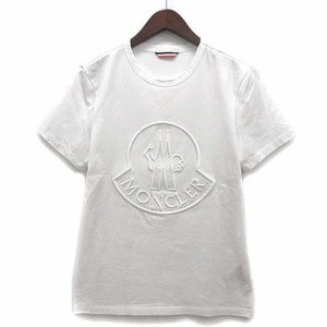 モンクレール ジーニアス MONCLER GENIUS 2 エンブロイダリー ビッグ ロゴ Tシャツ カットソー 半袖 2018AW ホワイト 白 S D20918037750