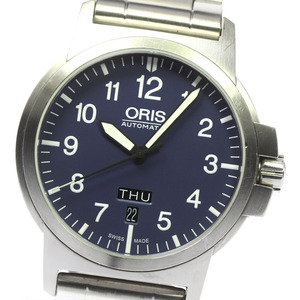 オリス ORIS 7641 アドバンスド デイデイト 自動巻き メンズ 保証書付き_775740【ev20】