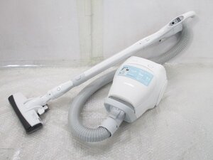 ◎美品 Panasonic パナソニック 紙パック式 キャニスター掃除機 MC-PJ230G-W 軽量 クリーンセンサー パワーノズル 展示品 w1202