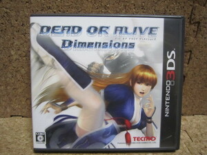 Kい407　送料無料　3DSソフト　DEAD OR ALIVE DIMENSIONS （デッド オア アライブ ディメンションズ）　4本まで同梱可