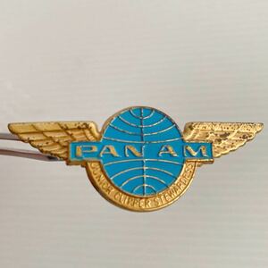 パンナム PANAM Junior Clipper Stewardess ブローチ 搭乗者特典kids エアライン 飛行機 US購入 airline company Passenger-only gifts1