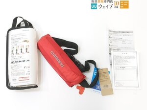 シマノ ラフトエアジャケット VF-053U レッド 桜マークあり 未使用品