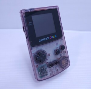 美品 / 動作品 ゲームボーイポケット本体 MGB-001 GBP clear purple 希少品(H-138)