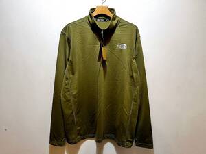 送料無料即決 新品 正規品 USA限定 The North Face ノースフェイス US-XL ハーフジップジャージ フリース OLIVE Tech 1/4 Zip