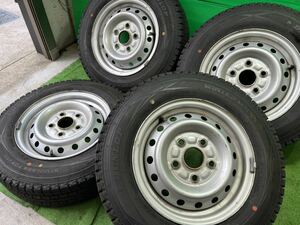 ★送料込★トヨタ★純正ホイール S402M タウンエース/ライトエース 5J 114.3 +50 2021年製造 DUNLOP WINTER MAXX SV01 155R13 8PR LT 4本