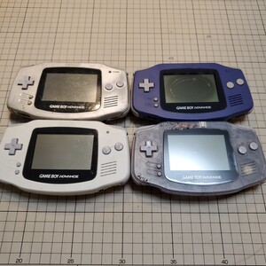 【ジャンク】 任天堂 ニンテンドー Nintendo ゲームボーイアドバンス GAMEBOY ADVANCE GBA　(4機)