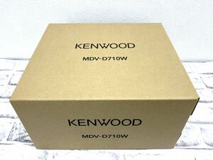 【T】新品未使用品　KENWOOD MDV-D710W 　7インチワイドナビ　 カーナビゲーション　Bluetooth　ケンウッド　車用品【1140】