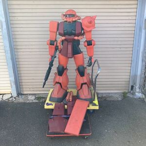 HY2M シャア専用ザク 完成品 ZAKU 機動戦士ガンダム 高さ約150cm 横幅約80cm 当時物　店頭　パーツ　武器付　ガンプラ　1/12 1 12