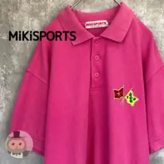 【レトロ】ミキハウス ミキスポーツ 半袖 ポロシャツ 古着 メンズ