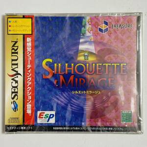 【未開封品】TREASURE トレジャー ESP SEGA SATURN セガサターン専用ソフト SILHOUETTE MIRAGE シルエットミラージュ T-32901G