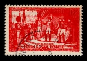 フランス切手　1954年　レジョン・ドヌール勲章150年　使用済 　（#730）