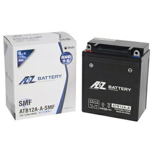 スティード400VLS バッテリー AZバッテリー ATB12A-A-SMF AZ MCバッテリー 液入充電済 AZバッテリー atb12a-a