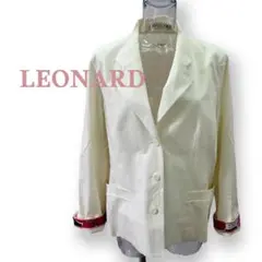 レオナール＊ゆったり大きめ ジャケット＊サイズＬ〜＊LEONARD